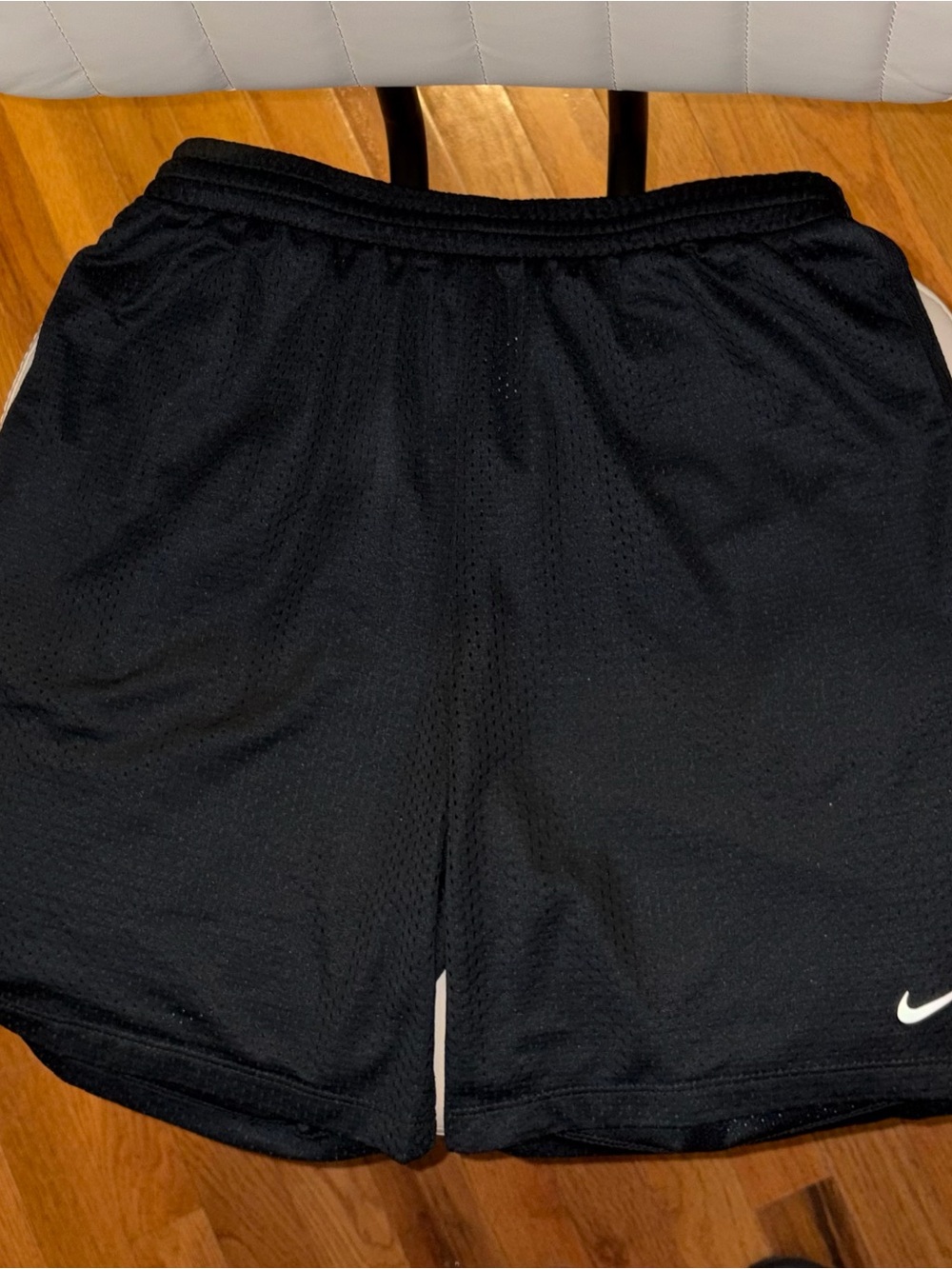 Nike Kids Black Athletic Mesh Shorts